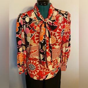 Trina Turk 100% Silk Blouse